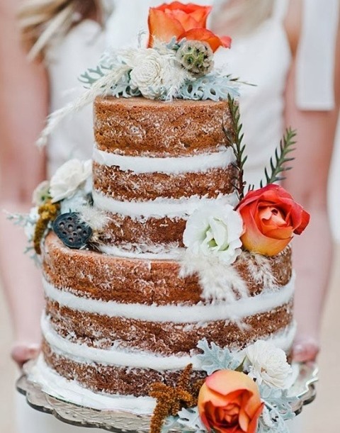 5 Inspirasi Cake Pengantin Tanpa Polesan