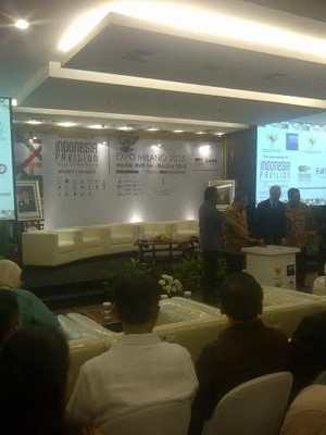 Dari Kopi Sampai Kapal Perang Made in RI Dipamerkan di Expo Milano 2015