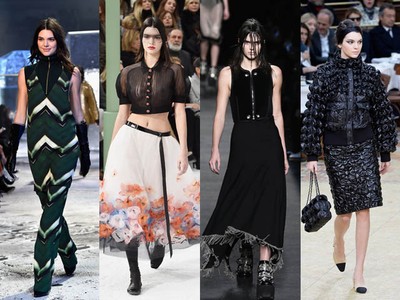 Parade Gaya Keren dan Hot Kendall Jenner di Paris