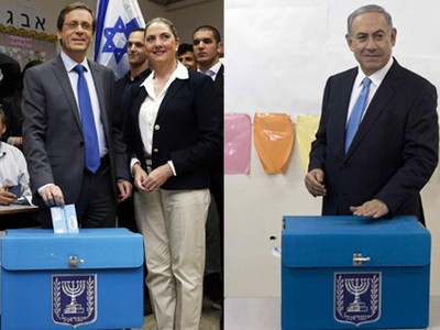 Netanyahu dan Herzog Berikan Hak Suaranya