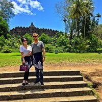 Had a great day in Jogja, now back in Jakarta! @princessyahrini #dashberlin #dashberlindo #Indonesia, tulis Dash Berlin di foto Instagram-nya. (Instagram/Dash Berlin)