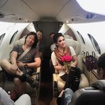 Makin Intim... Syahrini dan Dash Berlin Naik Jet Pribadi ke Yogyakarta
