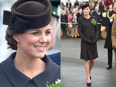 Kate Middleton Pamer Perut Hamil di St Patricks Day