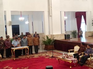 MoU KPK dan Kementerian Terkait Penyelamatan Sumber Daya Alam Diteken di Istana