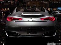 Desain Q60 ini dipengaruhi oleh Q80 Inspiration, sebuah mobil konsep yang dipamerkan di Paris Motor Show pada September 2014 lalu. Mobil konsep ini memiliki dimensi panjang 4.690 mm, lebar 1.865 mm dan tinggi 1.370 mm.