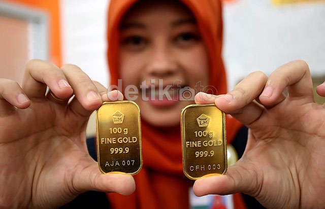 Harga Emas Antam Naik Rp 1.000/Gram