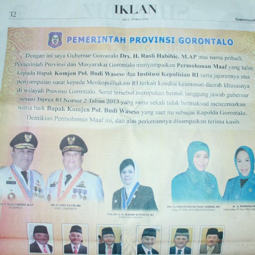 Tetap Bawa Kasus ke Pengadilan, Komjen Buwas Bantah Dendam pada Gubernur Gorontalo