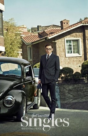 Ji Chang Wook Bergaya ala Kingsman untuk Majalah Singles