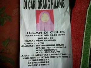 Dijemput Pria yang Dikenal di Facebook, Sudah Sepekan Yeni Menghilang