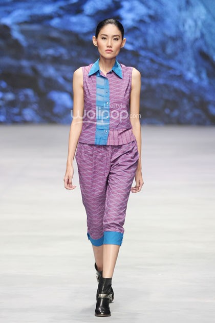 Colourful Banyuwangi by Priscilla Saputro Novum Etno. Indonesia Fashion Week 2015 at Jakarta Convention Center. Senayan. Jakarta. [Foto: Mohammad Abduh/Wolipop]