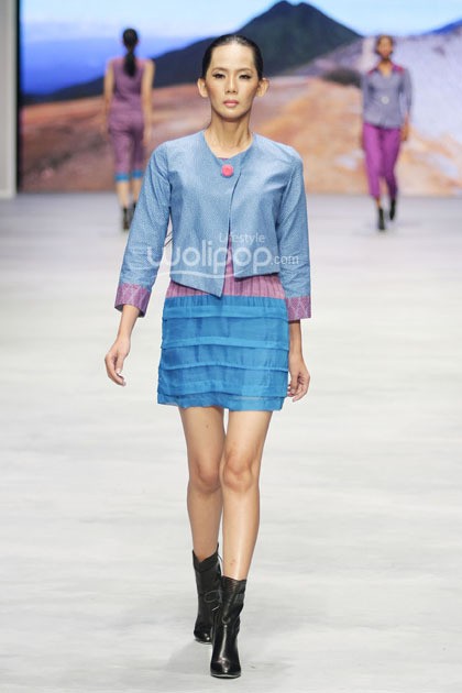 Colourful Banyuwangi by Priscilla Saputro Novum Etno. Indonesia Fashion Week 2015 at Jakarta Convention Center. Senayan. Jakarta. [Foto: Mohammad Abduh/Wolipop]