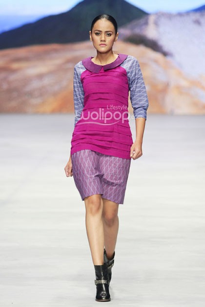 Colourful Banyuwangi by Priscilla Saputro Novum Etno. Indonesia Fashion Week 2015 at Jakarta Convention Center. Senayan. Jakarta. [Foto: Mohammad Abduh/Wolipop]
