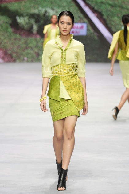 Colourful Banyuwangi by Priscilla Saputro Novum Etno. Indonesia Fashion Week 2015 at Jakarta Convention Center. Senayan. Jakarta. [Foto: Mohammad Abduh/Wolipop]