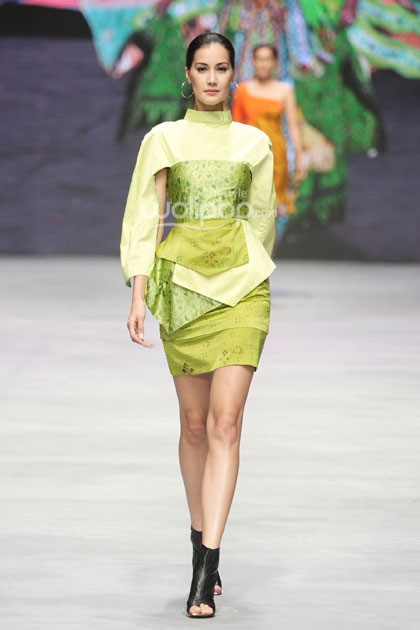 Colourful Banyuwangi by Priscilla Saputro Novum Etno. Indonesia Fashion Week 2015 at Jakarta Convention Center. Senayan. Jakarta. [Foto: Mohammad Abduh/Wolipop]