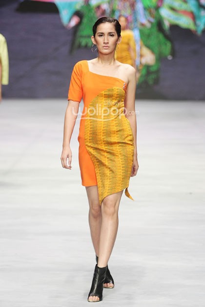 Colourful Banyuwangi by Priscilla Saputro Novum Etno. Indonesia Fashion Week 2015 at Jakarta Convention Center. Senayan. Jakarta. [Foto: Mohammad Abduh/Wolipop]