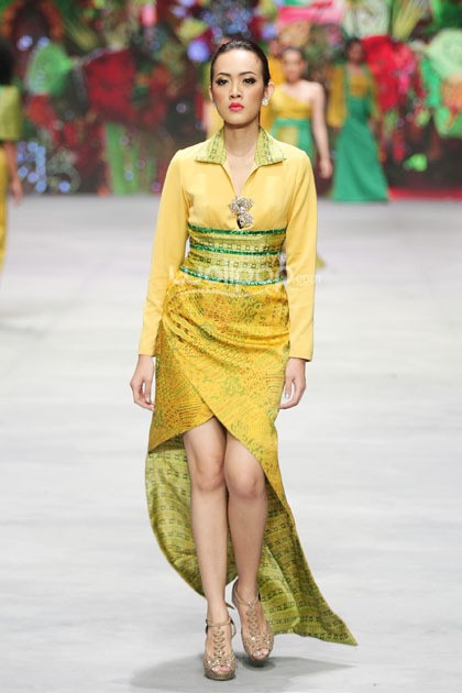 Colourful Banyuwangi by Priscilla Saputro Novum Etno. Indonesia Fashion Week 2015 at Jakarta Convention Center. Senayan. Jakarta. [Foto: Mohammad Abduh/Wolipop]