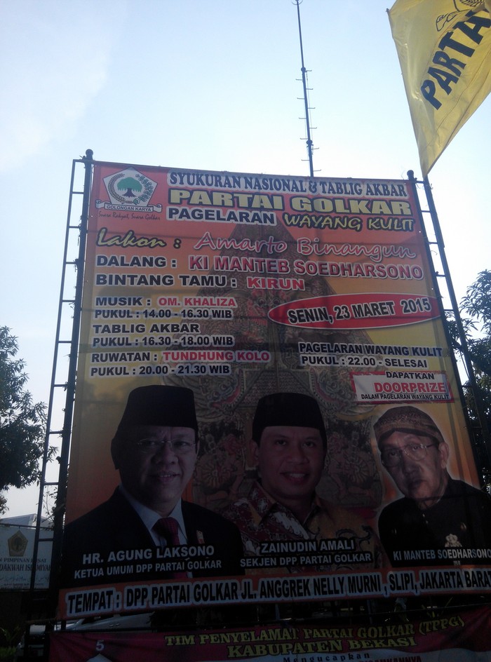 Ulang Tahun, Agung Laksono akan Ruwatan Buang Sial
