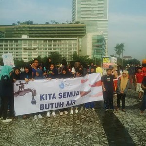 Hari Air Sedunia, KemenPUPR Kampanyekan Peduli Air di Car Free Day