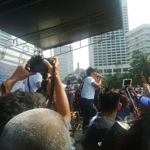 Peringati Hari Air Sedunia, Slank Manggung di Car Free Day Bundaran HI