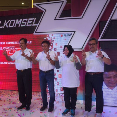 Peresmian Telkomsel 4G di Surabaya