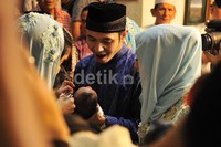 Putra pertama Alyssa dan Dude lahir 19 Februari lalu. Pool/Noel/detikFoto.