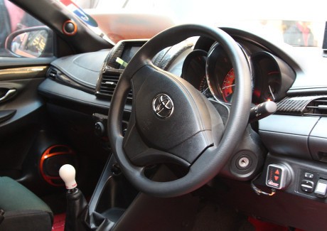 Canggih, Yaris Orange Ini Bisa Menyala Kalau Pakai Sidik Jari Pemilik