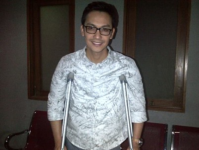 Pasca Kecelakaan Moge, Gunawan Masih Bersyukur Kini Pakai Tongkat