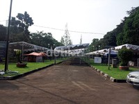 Tenda juga sudah dipasang.