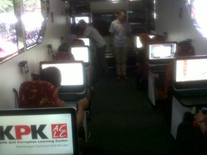 Melalui Bus ini, KPK Kampanyekan Godaan Korupsi ke PNS Yogya