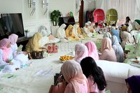 Syukuran dihelat di Green Andara, Jakarta Selatan, Selasa (24/3/2015). Pool/Akew/detikFoto.