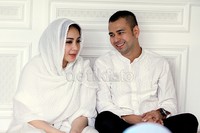 Syukuran kehamilan empat bulan Nagita dirayakan hari ini karena Raffi akan berangkat umrah ke Mekkah besok, Rabu (25/3). Pool/Akew/detikFoto.