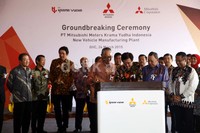 Mitsubishi meresmikan pembangunan pabrik di Cikarang.