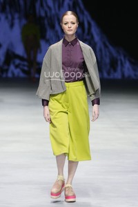 KLE by Kleting Titis Wigati Fall/Winter 2015. Lauriel Fearless. Indonesia Fashion Week 2015 at Jakarta Convention Center. Senayan. Jakarta. [Foto: Mohammad Abduh/Wolipop]