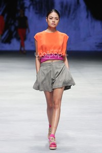 KLE by Kleting Titis Wigati Fall/Winter 2015. Lauriel Fearless. Indonesia Fashion Week 2015 at Jakarta Convention Center. Senayan. Jakarta. [Foto: Mohammad Abduh/Wolipop]