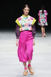 KLE by Kleting Titis Wigati Fall/Winter 2015. Lauriel Fearless. Indonesia Fashion Week 2015 at Jakarta Convention Center. Senayan. Jakarta. [Foto: Mohammad Abduh/Wolipop]