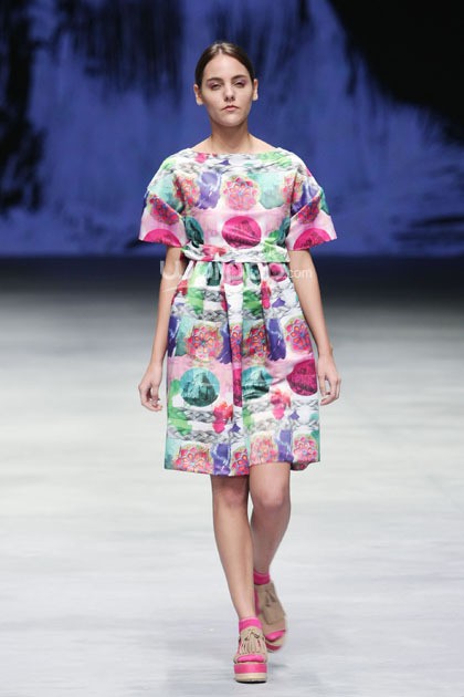 KLE by Kleting Titis Wigati Fall/Winter 2015. Lauriel Fearless. Indonesia Fashion Week 2015 at Jakarta Convention Center. Senayan. Jakarta. [Foto: Mohammad Abduh/Wolipop]