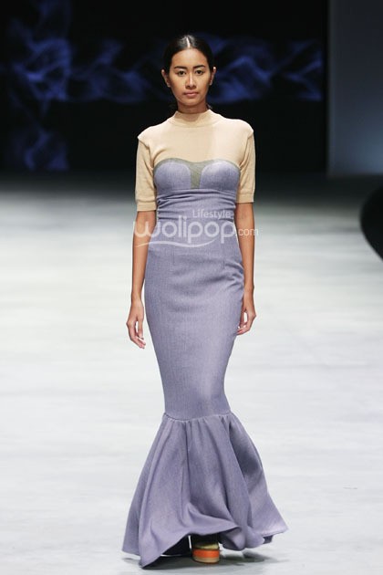 KLE by Kleting Titis Wigati Fall/Winter 2015. Lauriel Fearless. Indonesia Fashion Week 2015 at Jakarta Convention Center. Senayan. Jakarta. [Foto: Mohammad Abduh/Wolipop]