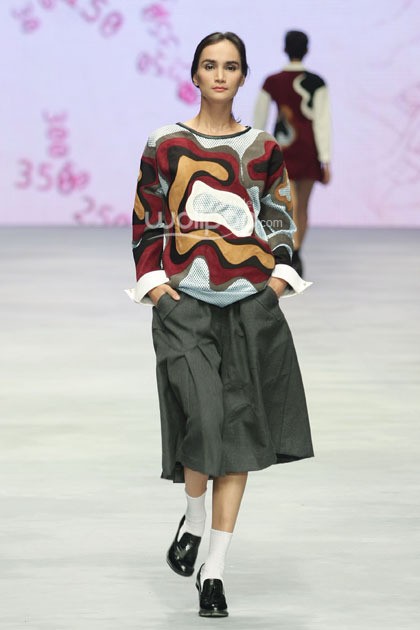 Rinda Salmun Elevation. Lauriel Fearless. Indonesia Fashion Week 2015 at Jakarta Convention Center. Senayan. Jakarta. [Foto: Mohammad Abduh/Wolipop]