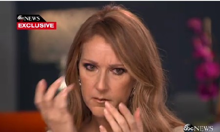 Celine Dion Menangis Bicarakan Suami yang Divonis Kanker Tenggorokan