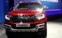 Ford meluncurkan New Everest di gelaran Bangkok Internasional Motor Show di Impact Challenger Hall, Bangkok, Thailand, Selasa (24/3/2015).