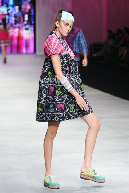 LENNOR by Lenny Agustin Artisanal City. Indonesia Fashion Week 2015 at Jakarta Convention Center. Senayan. Jakarta. [Foto: Mohammad Abduh/Wolipop]