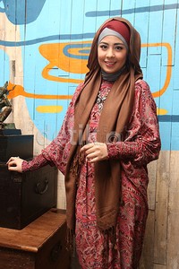 Risty Tagor cantik berhijab. Asep Syaifullah/detikHOT.
