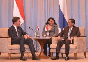 Ketemu PM Belanda, Jokowi Ingin Rencana Tanggul Raksasa Garuda Dilanjutkan