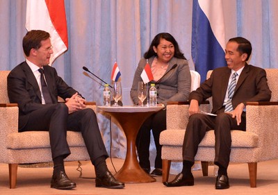 Jokowi Bertemu PM Belanda