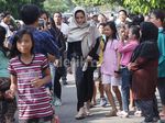 Jessica Iskandar di Rumah Duka Olga Syahputra