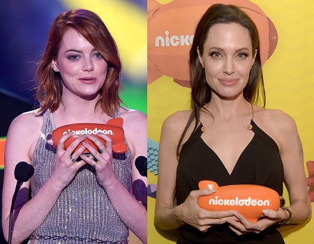 Emma Stone dan Angelina Jolie Raih Kids Choice Awards 2015