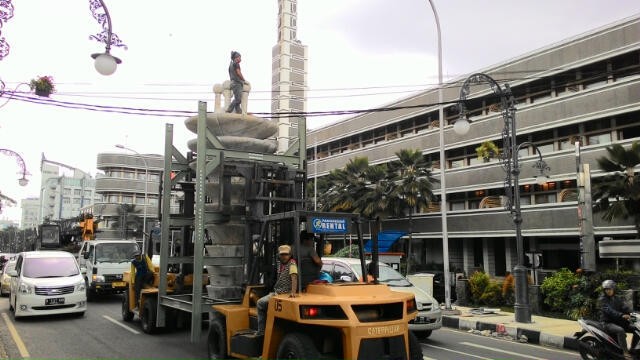Monumen Dasasila Bandung Dipindahkan ke Dekat Gedung Merdeka