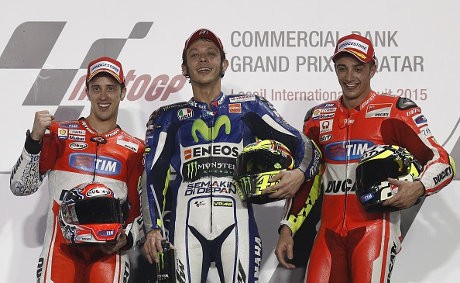 Rossi Memimpin Italiano Sapu Bersih Podium Losail