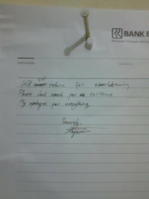 Pesan Terakhir Mahasiswa FMIPA UI: Will Not Return, Please Dont Search