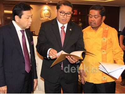 Idrus Marham Serahkan Surat Muladi ke Ketua DPR